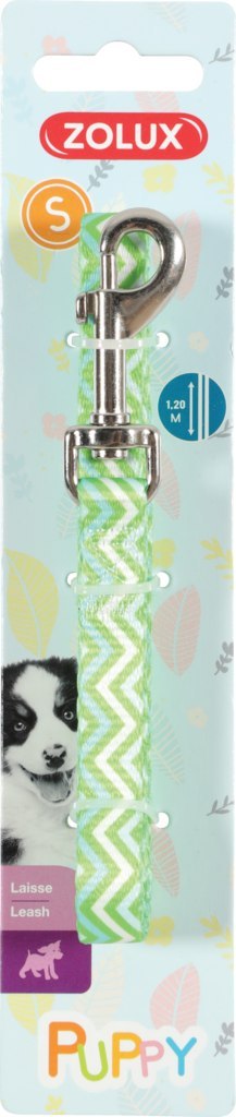 Smycz dla szczeniąt PIXIE 13mm/1,2m kol. zielony Zolux Smycz dla szczeniąt PIXIE 13mm/1,2m kol. zielony Zolux