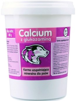 [W] Calcium Preparat witaminowy fioletowy z glukozaminą dla psa 400g Medivet