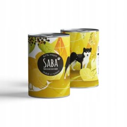 [W] SABA Konserwa 87% indyka z kurczakiem z dodatkiem ryżu i witamin 850 g SABA
