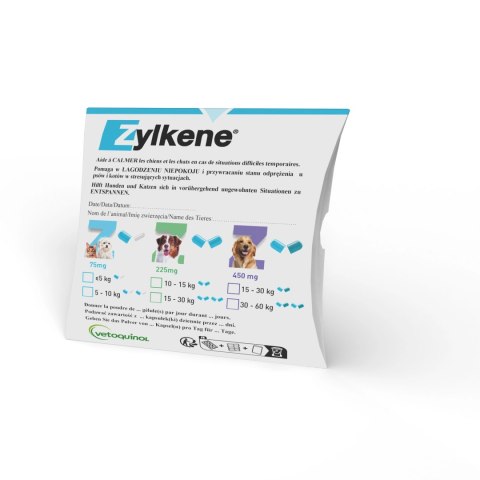 Vetoquinol Zylkene 450mg 10tab Vetoquinol Zylkene 450mg 10tab
