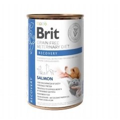 Brit Grain Free Veterinary Diet Dog/Cat Recovery Łosoś 400g Brit Grain Free Veterinary Diet Dog/Cat Recovery Łosoś 400g