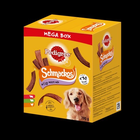 Pedigree Mega Box Schmackos 790g Pedigree Mega Box Schmackos 790g